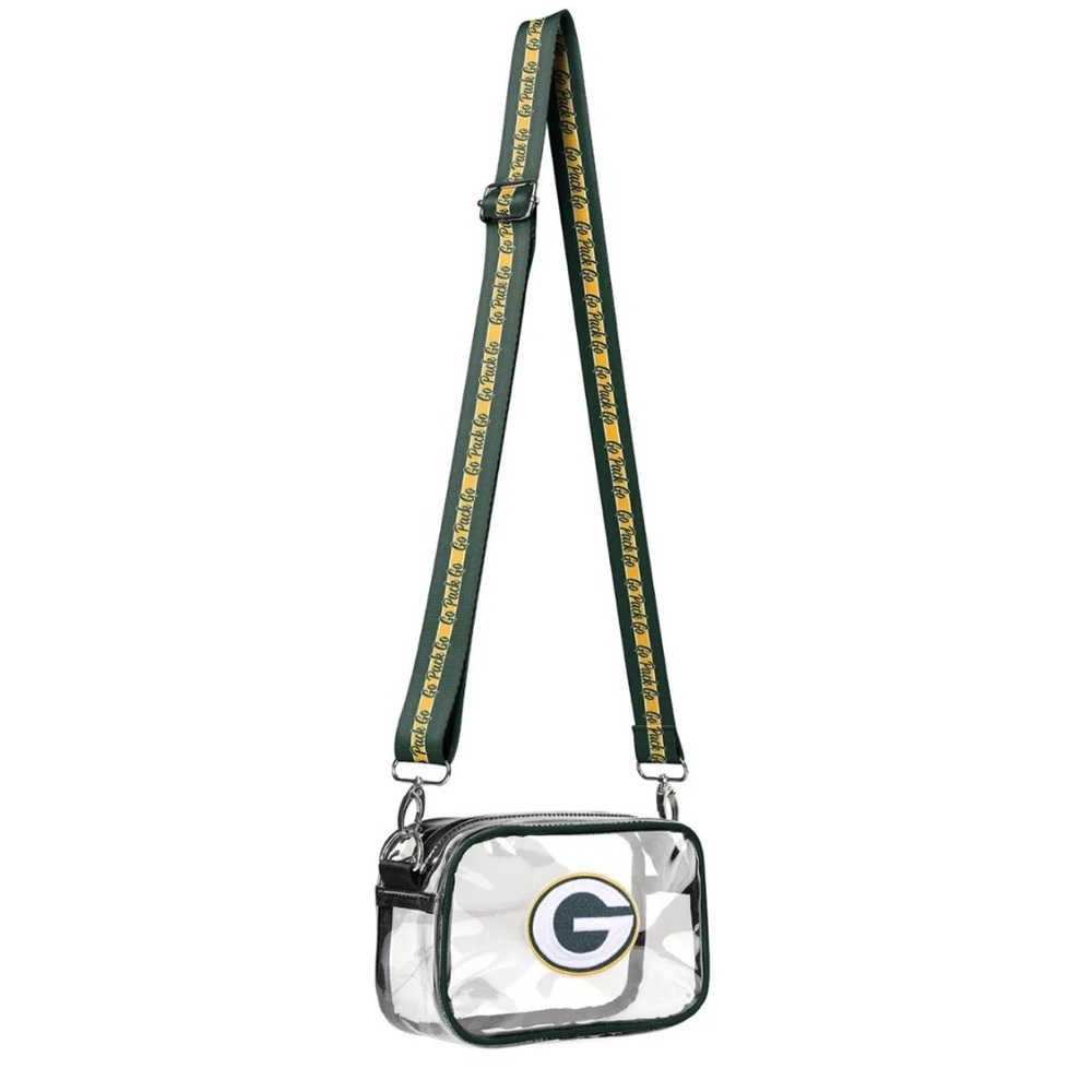 NWT Green Bay packers stadium compliant crossbody Bag - Picture 3 of 7